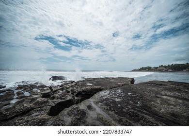 Surfing Beach In El Salvador