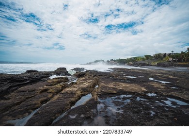 Surfing Beach In El Salvador