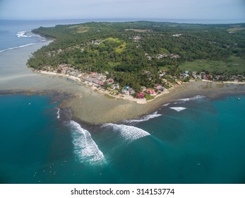 Surfing Beach In Nias, Indonesia