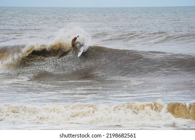 Surfing In El Salvador, Central America