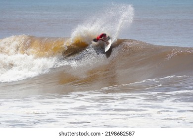 Surfing In El Salvador, Central America