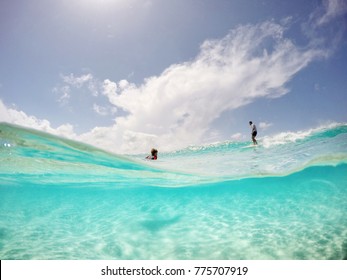 Surfing At The Pass, Byron Bay.