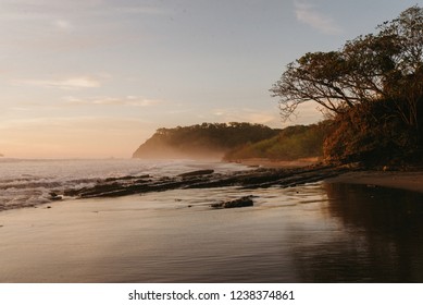 Surfing In Playa Hermosa Beach, Nicaragua