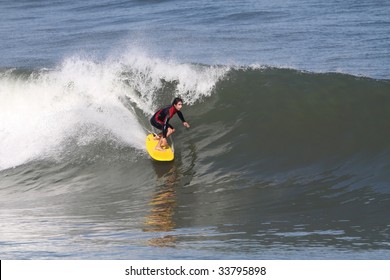 surfing wave