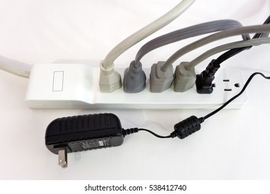 Surge Protector With Cords.