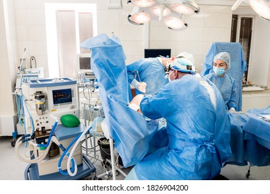 Surgery to remove the breast and replace it with an implant. - Shutterstock ID 1826904200