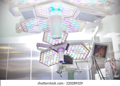 Surgical lamp in operating room