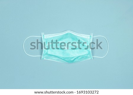 surgical mask wear protect contagious disease covid19 copy space texture background