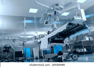 Surgical operating room with equipment