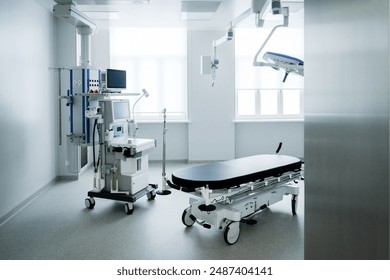 Surgical operating room in a medical clinic. Clean, bright hospital interior. High quality photo - Powered by Shutterstock