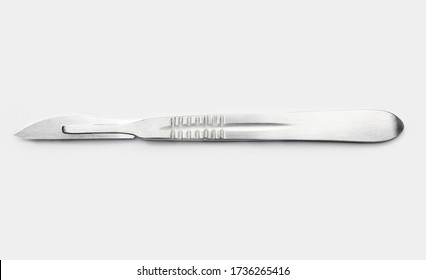 Surgical Scalpel Isolated On White Background