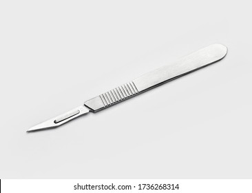 Surgical Scalpel Isolated On White Background