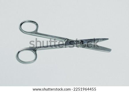 Surgical scissors straight sharp and blunt