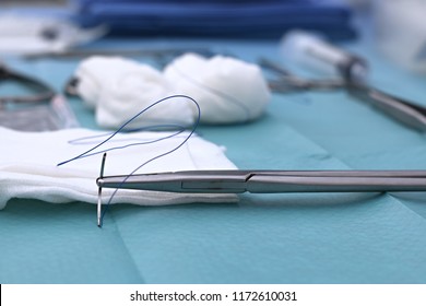 Surgical Thread Sewing Close View Medical Stock Photo 1172610031 ...