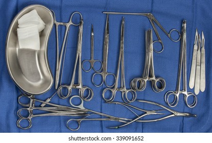 Surgical Tools On Tray