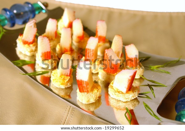 Surimi Crab Meat Imitation Appetizers Stock Photo 19299652 | Shutterstock