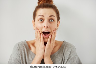 Human Emotions Reaction Attitude Beautiful Fascinated Stock Photo (Edit ...