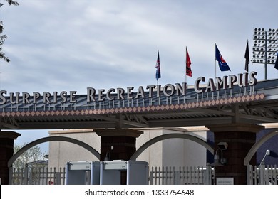Surprise Recreation Campus the spring training facility for the Texas Rangers and the Kansas City Royals Surprise Arizona 3/2/19