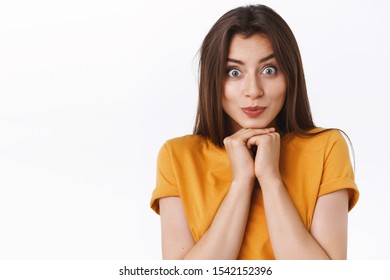 Surprised Excited Glamour Young Coquettish Woman Stock Photo 1542152396 ...