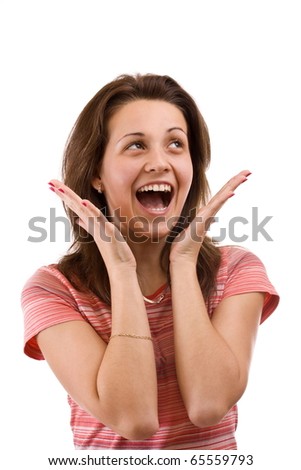 Similar – Two women sitting in a meadow laughing.