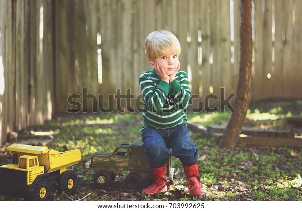 boy in boots