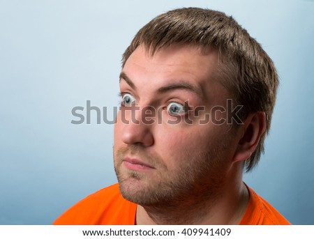 Surprised man