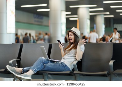 Calling A Taxi Airport Stock Photos Images Photography