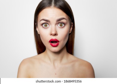 1,448 Red lips open shoulders Images, Stock Photos & Vectors | Shutterstock