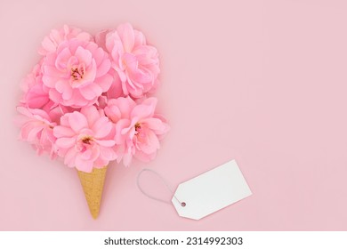 Cinta helados abstracta flor