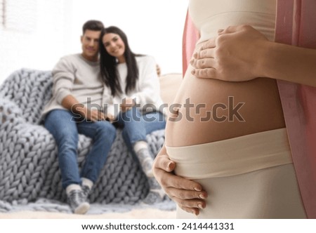 Similar – Image, Stock Photo PREGNANCY