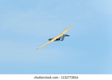 Surveillance Drone Prototype Flying In A Test Session