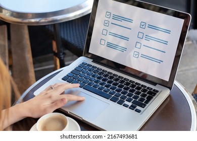 Survey Or Questionnaire Online, Questions With Checkboxes