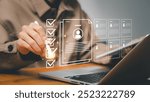 Survey statistics inform interview processes, Online assessments, employment forms, and personnel selection checkboxes streamline human resource management. enhancing personnel selection.