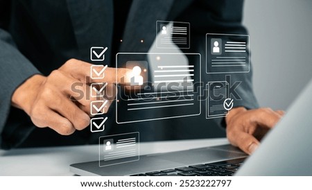 Survey statistics inform interview processes, Online assessments, employment forms, and personnel selection checkboxes streamline human resource management. enhancing personnel selection.