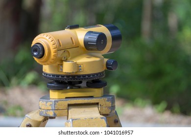 Surveying Instrument While Survey Making New Stock Photo 1041016957 ...