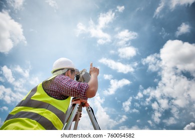 Building Surveyor Images Stock Photos Vectors Shutterstock - surveyor equipment surveyor s telescope at construction site or surveying for making contour plans are a