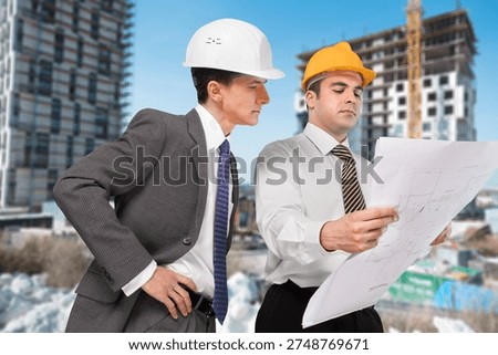 Surveyor worker man a constructioun cite