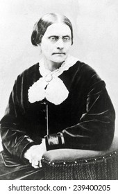 Susan B. Anthony (1820-1906), In 1871 Portrait Attributed To Dr. Smith.