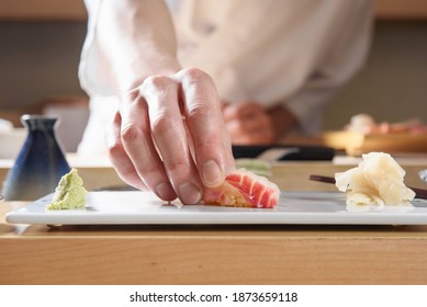 Sushi omakase Japanese traditional food - Powered by Shutterstock