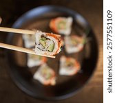 Sushi Restaurant in DoubleTree Al Marjan Island Japanese Cuisine Seafood California Roll Nigiri