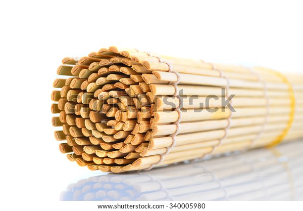 Sushi Rolling Roller Bamboo Material Mat Stock Photo Edit Now