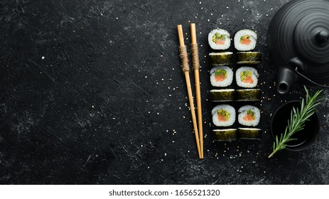 Sushi Lachs Gurke Images Stock Photos Vectors Shutterstock