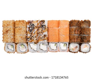 
Sushi Set On A White Background