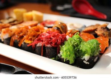 Sushi Set At Wang Lang, Thailand