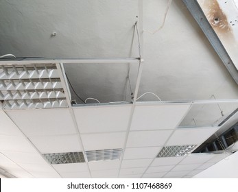Suspended Armstrong Ceiling Armstrong Ceiling Tiles Stock Photo Edit Now 1107468869