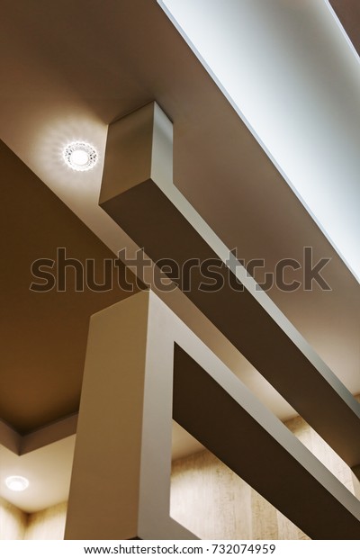 Suspended Ceiling Drywall Construction Decoration Apartment