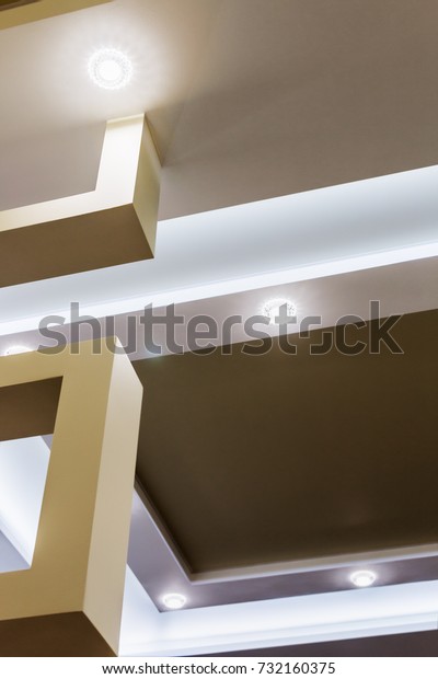 Suspended Ceiling Drywall Construction Decoration Apartment