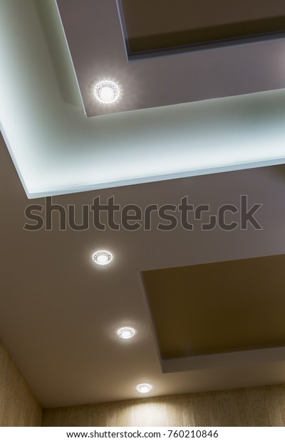 Suspended Ceiling Drywall Construction Decoration Apartment