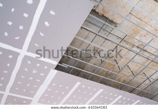 Suspended Ceiling Structure Installation Ceiling Gypsum Stock