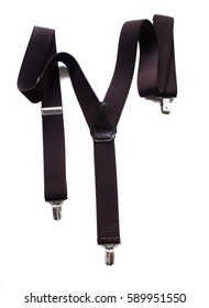 Suspenders Isolated On White